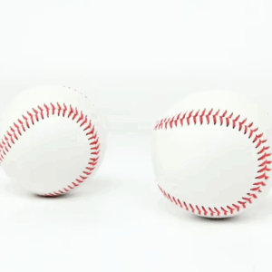 Hand-stitched white soft and hard baseballs with raised seams, designed for training, practice, and team games. Available in soft versions for kids and beginners, and hard versions for advanced players.