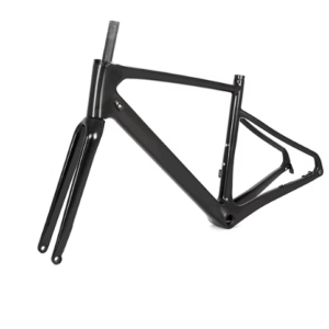 Twitter Carbon Gravel Bike Frame featuring T800 full carbon construction, disc brake compatibility, and a lightweight design for optimal performance in cyclocross and gravel riding. Available in multiple sizes for a perfect fit.